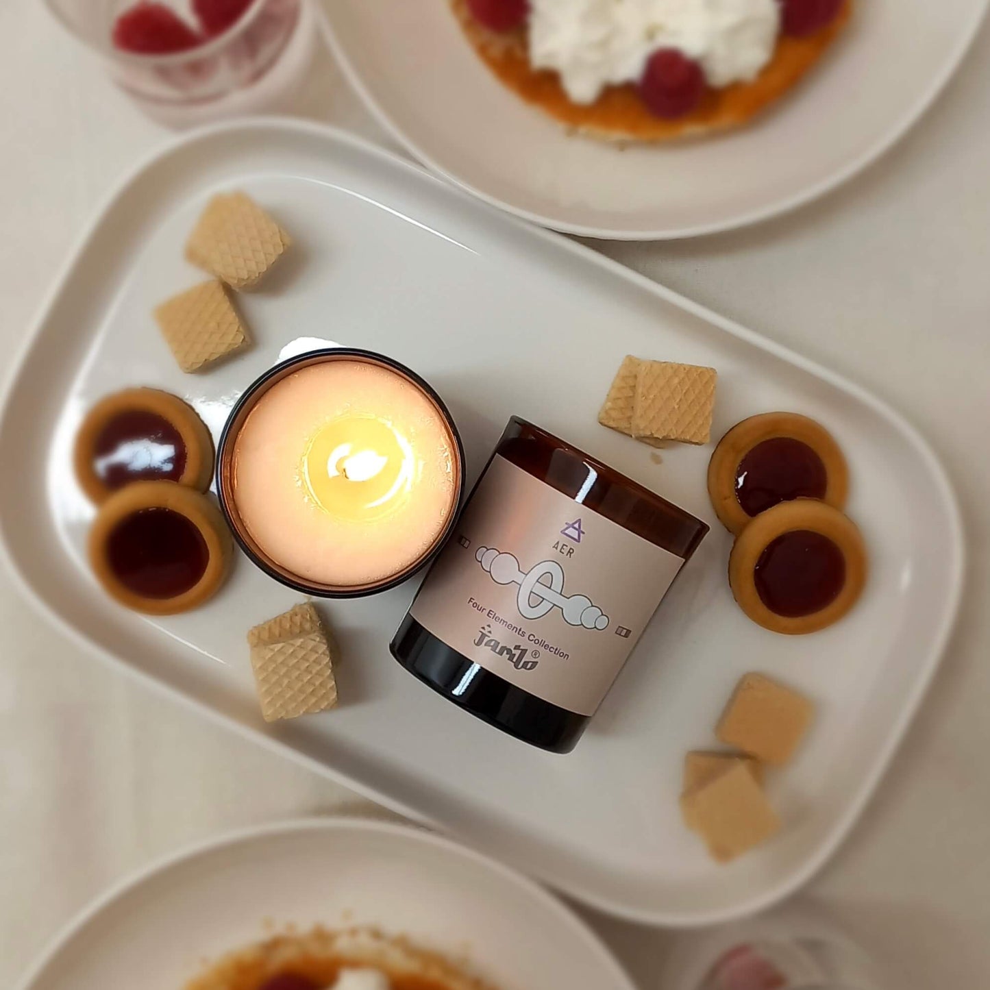 Vela Aromática Artesanal | AER | Notas de | 150g | Jarilo