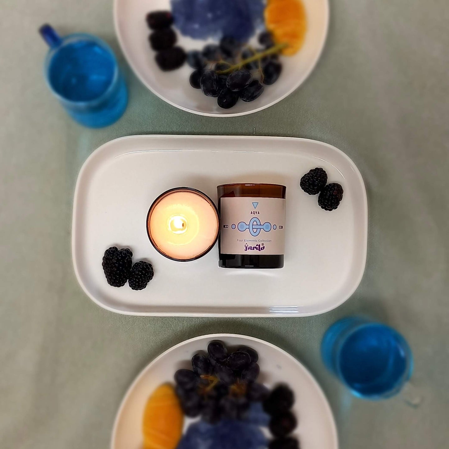Vela Aromática Artesanal | AQVA | Notas de | 150g | Jarilo