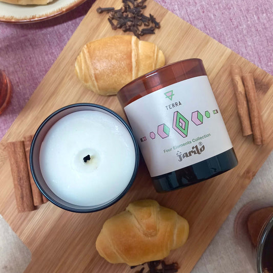 Vela Aromática Artesanal | TERRA | Notas de | 150g | Jarilo