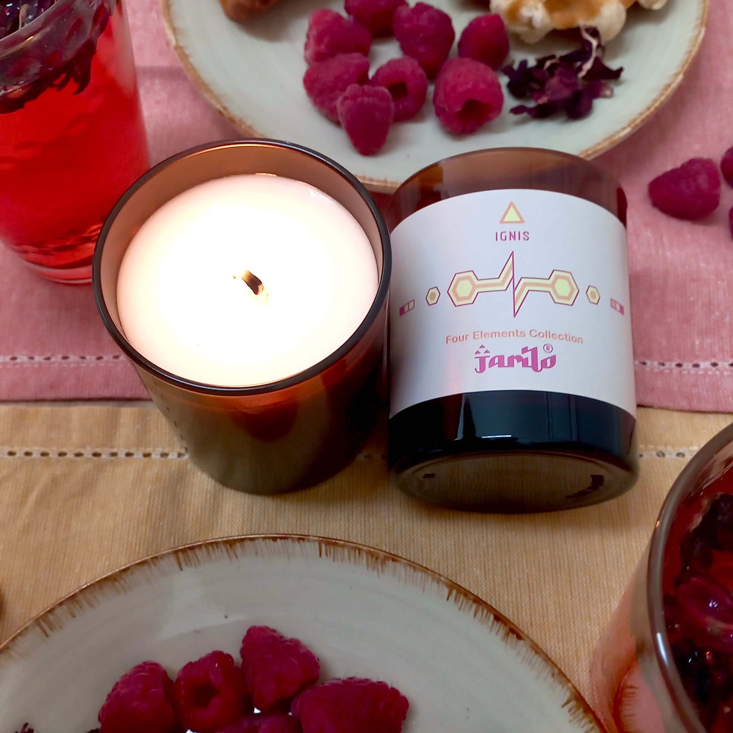 Vela Aromática Artesanal | IGNIS | Notas de | 150g | Jarilo