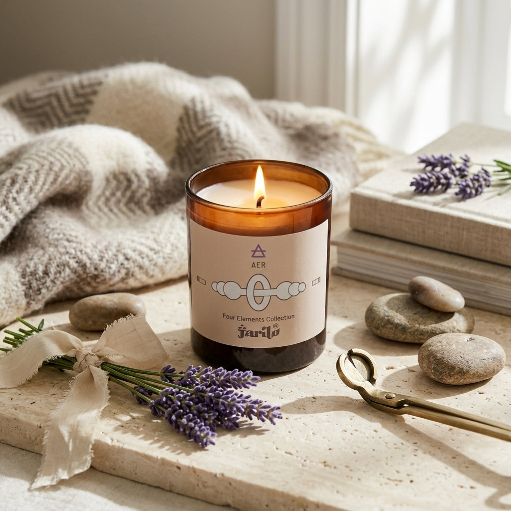 Vela Aromática Artesanal | AER | Notas de | 150g | Jarilo