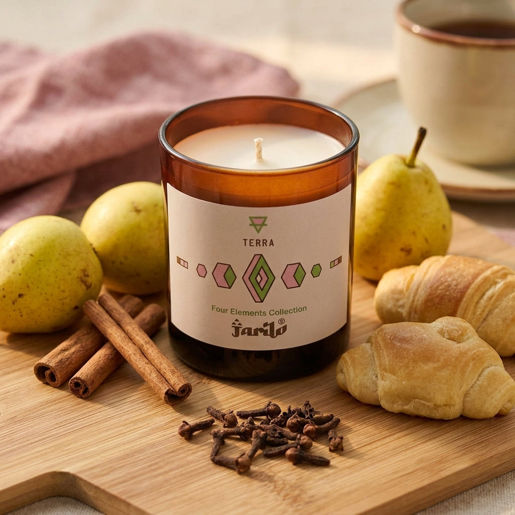 Vela Aromática Artesanal | TERRA | Notas de | 150g | Jarilo